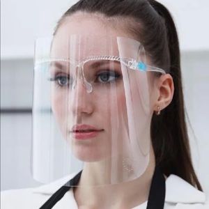 #2. Face shield 2 colors left